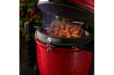 Image of Kamado Joe Kamado Joe JoeTisserie Basket Kit, fits Big Joe &amp; Classic Joe, Silver, KJ15172022