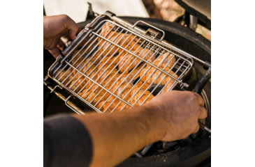 Image of Kamado Joe Kamado Joe JoeTisserie Basket Kit, fits Big Joe &amp; Classic Joe, Silver, KJ15172022