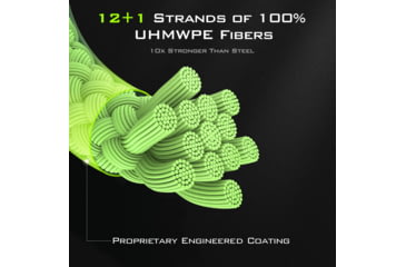 Image of Kast King 13X Finesse Braided Fishing Line, Chartreuse, 12 lb/150 yd, KKLIBRDKP13XF150YCT1