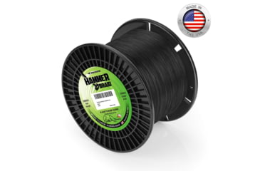 Image of Kast King Hammer Braided Fishing Line, Black, 40 lb/150 yd, KKLIBRDHM150YBK40