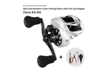 Image of Kast King Kapstan Elite Size 300 Double Handle Baitcasting Reel, Right, KKRLCSTKPPW54RSI