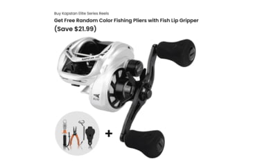 Image of Kast King Kapstan Elite Size 300 Double Handle Baitcasting Reel, Right, KKRLCSTKPPW54RSI