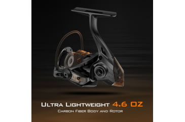 Image of Kast King Kestrel 1000 SFS Carbon Body Spinning Reel, 6.2:1, 4.6oz, KKRLSPNKSSFS10GS