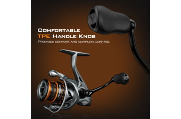 Image of Kast King Kestrel 1000 SFS Carbon Body Spinning Reel, 6.2:1, 4.6oz, KKRLSPNKSSFS10GS