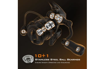 Image of Kast King Kestrel 1000 SFS Carbon Body Spinning Reel, 6.2:1, 4.6oz, KKRLSPNKSSFS10GS