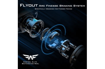 Image of Kast King Kestrel Elite Magnesium Frame BFS Finesse Baitcasting Reel, Right, KKRLCSTKSEBFS84RSCG