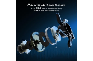 Image of Kast King Kestrel Elite Magnesium Frame BFS Finesse Baitcasting Reel, Right, KKRLCSTKSEBFS84RSCG