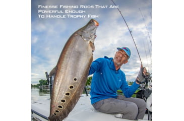 Image of Kast King Kestrel Finesse Fishing Rod, Spinning 52 / Fast-Feather Light-2pcs, KKRDSPNKS52FLSF2