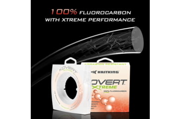Image of Kast King Kovert Xtreme Fluorocarbon Fishing Line, Clear, 4 lb/200 yd, KKLIFLOKX200YCL4