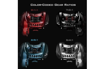 Image of Kast King MegaJaws Baitcasting Reels w/AutoMag Dual Braking System, Right, 5.4:1, KKRLCSTMJ54RSIC