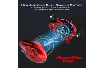 Image of Kast King MegaJaws Baitcasting Reels w/AutoMag Dual Braking System, Right, 5.4:1, KKRLCSTMJ54RSIC