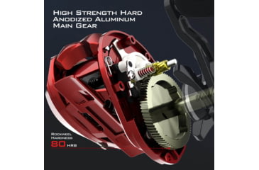 Image of Kast King MegaJaws Baitcasting Reels w/AutoMag Dual Braking System, Right, 5.4:1, KKRLCSTMJ54RSIC