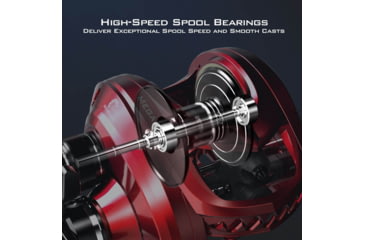 Image of Kast King MegaJaws Baitcasting Reels w/AutoMag Dual Braking System, Right, 5.4:1, KKRLCSTMJ54RSIC