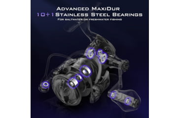 Image of Kast King MegaJaws Elite Spinning Reel, 10+1, 6.2:1, 6oz, 30DX, KKRLSPNMJES30DX