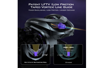 Image of Kast King Mg12 Elite Magnesium Baitcasting Reel, Right, KKRLCSTM1275RDG