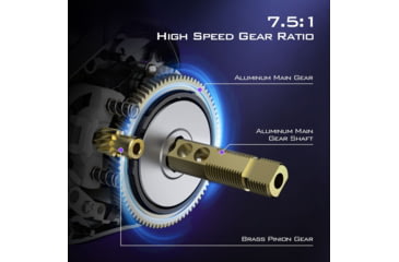 Image of Kast King Mg12 Elite Magnesium Baitcasting Reel, Right, KKRLCSTM1275RDG