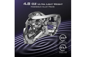 Image of Kast King Mg12 Elite Magnesium Baitcasting Reel, Right, KKRLCSTM1275RDG