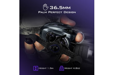 Image of Kast King Mg12 Elite Magnesium Baitcasting Reel, Right, KKRLCSTM1275RDG