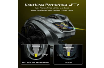 Image of Kast King Skeet Reese Icon Baitcasting Reels, Left, KKRLCSTSR72LGS
