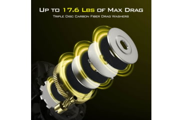 Image of Kast King Skeet Reese Icon Baitcasting Reels, Left, KKRLCSTSR72LGS