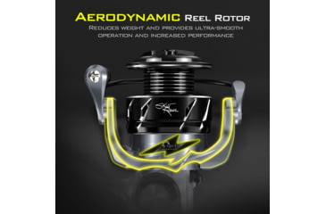 Image of Kast King Skeet Reese Icon Spinning Reel, Size 2000, KKRLSPNSRS20GS