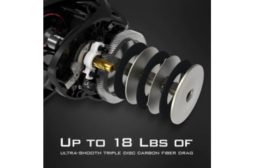 Image of Kast King Speed Demon Elite Baitcasting Reel, Left, 7.4:1, KKRLCSTSDEDB74LGS