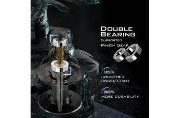 Image of Kast King Speed Demon Elite Baitcasting Reel, Left, 7.4:1, KKRLCSTSDEDB74LGS