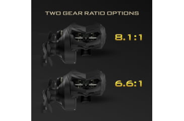 Image of Kast King Valiant Eagle Baitcasting Reel, Left, 8.4:1, KKRLCSTVE2BFS84LBK