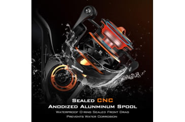 Image of Kast King Zephyr 1000 SFS Fishing Reel, 5.2:1, 5.3oz, KKRLSPNZPSFS10BKC