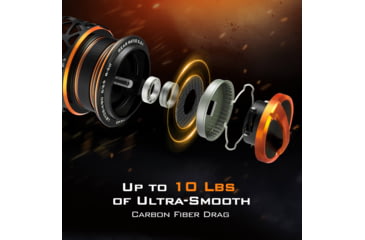 Image of Kast King Zephyr 1000 SFS Fishing Reel, 5.2:1, 5.3oz, KKRLSPNZPSFS10BKC