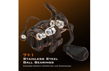 Image of Kast King Zephyr 1000 SFS Fishing Reel, 5.2:1, 5.3oz, KKRLSPNZPSFS10BKC