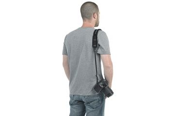 Image of Kata D-Light Camera Strap DL - In Use On Shoulder KT-DL-C-STRAP