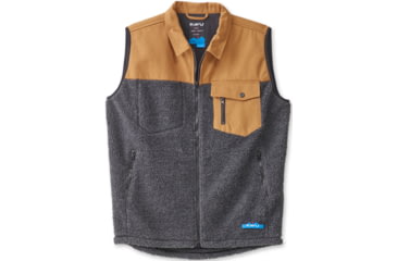 Image of Kavu Open Range Vest - Men's-Black Smoke-Medium
