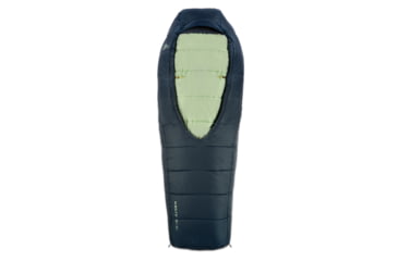 Image of Kelty Eclipse 15 Deg Sleeping Bag, Midnight Navy/Laurel Green/Turbulence, Short, 35432626SR