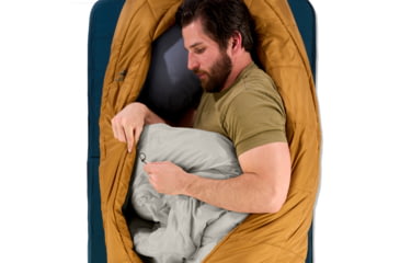 Image of Kelty Eclipse 15 Deg Sleeping Bag, Woodthrush/Turtledove/Green Gables, Short, 35432926SR