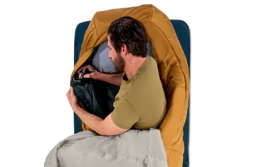 Image of Kelty Eclipse 15 Deg Sleeping Bag, Woodthrush/Turtledove/Green Gables, Short, 35432926SR