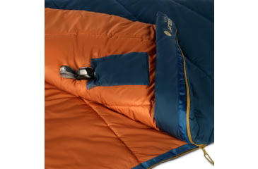 Image of Kelty Solstice 20 Deg Sleeping Bag, Midnight Navy/Woodthrush/Gingerbread, 35432426MNV