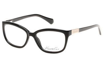 Image of Kenneth Cole KC0235 Eyeglass Frames - Shiny Black Frame Color