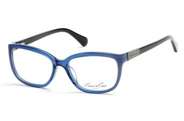 Image of Kenneth Cole KC0235 Eyeglass Frames - Shiny Blue Frame Color