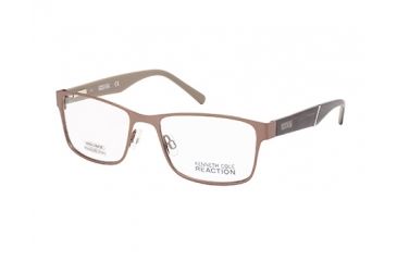 Image of Kenneth Cole KC0759 Eyeglass Frames - Shiny Dark Brown Frame Color