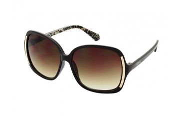 Image of Kenneth Cole KC2723 Sunglasses - Shiny Dark Brown Frame Color, Gradient Brown Lens Color