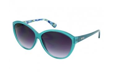 Image of Kenneth Cole KC2726 Sunglasses - Turqoise Frame Color, Gradient Smoke Lens Color