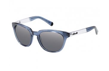 Image of Kenneth Cole KC7143 Sunglasses - Blue Frame Color, Smoke Lens Color