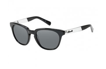 Image of Kenneth Cole KC7143 Sunglasses - Shiny Black Frame Color, Smoke Lens Color