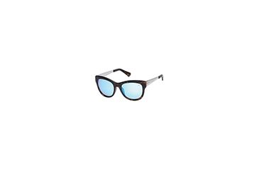 Image of Kenneth Cole KC7195 Sunglasses - Dark Havana Frame Color, Blue Mirror Lens Color