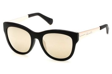 Image of Kenneth Cole KC7195 Sunglasses - Matte Black Frame Color, Smoke Mirror Lens Color