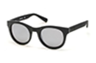 Image of Kenneth Cole KC7211 Sunglasses - Shiny Black Frame Color, Smoke Mirror Lens Color