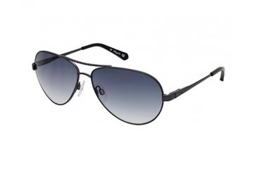Image of Kenneth Cole New York KC7029 Sunglasses - Shiny Dark Ruthenium Frame Color, Gradient Smoke Lens Color