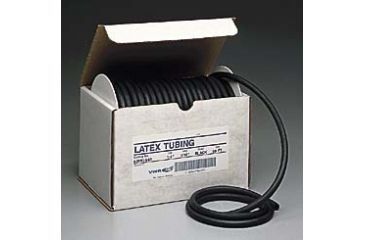 Image of Kent Elastomer Black Latex Rubber Tubing BL604R 50' Reel Length
