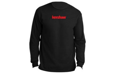 Image of Kershaw Longsleeve Shirt, Black, Small, SHIRTKER184S